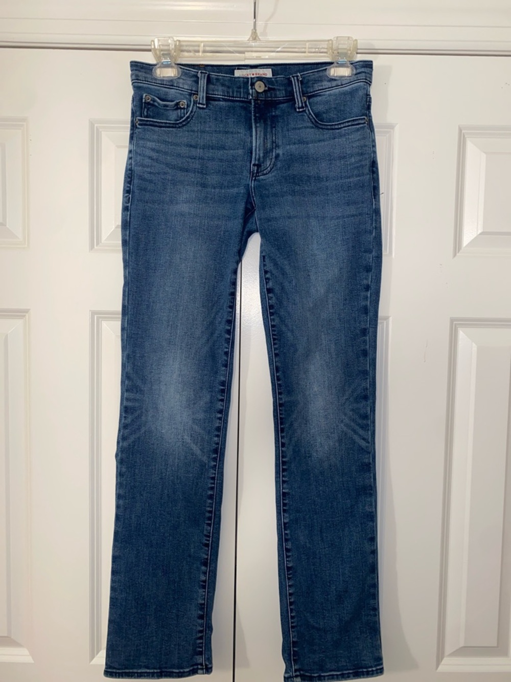 Lucky Brand Womens Mid Rise Sweet Straight Medium Wash Denim Jeans | Size 4/27